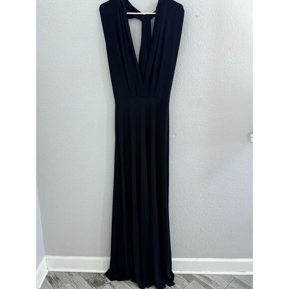 72 Styles Infinity Dress In Navy Long Convertible Multi Wear Options - Picture 8 of 8